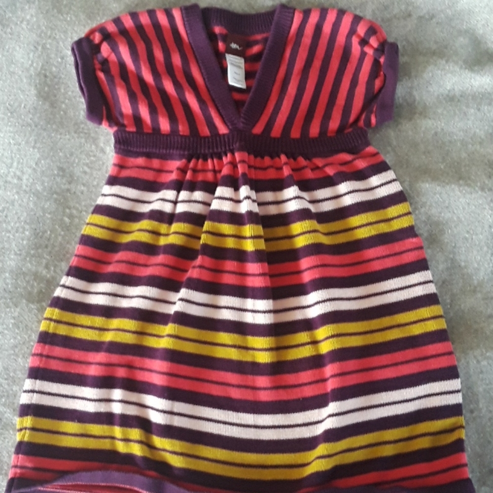 Girls Tea Collection Sweater Dress Sz 4
